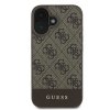 Guess GUHCP16MG4GLBR iPhone 16 Plus 6.7brązowy/brown hardcase 4G Bottom Stripe